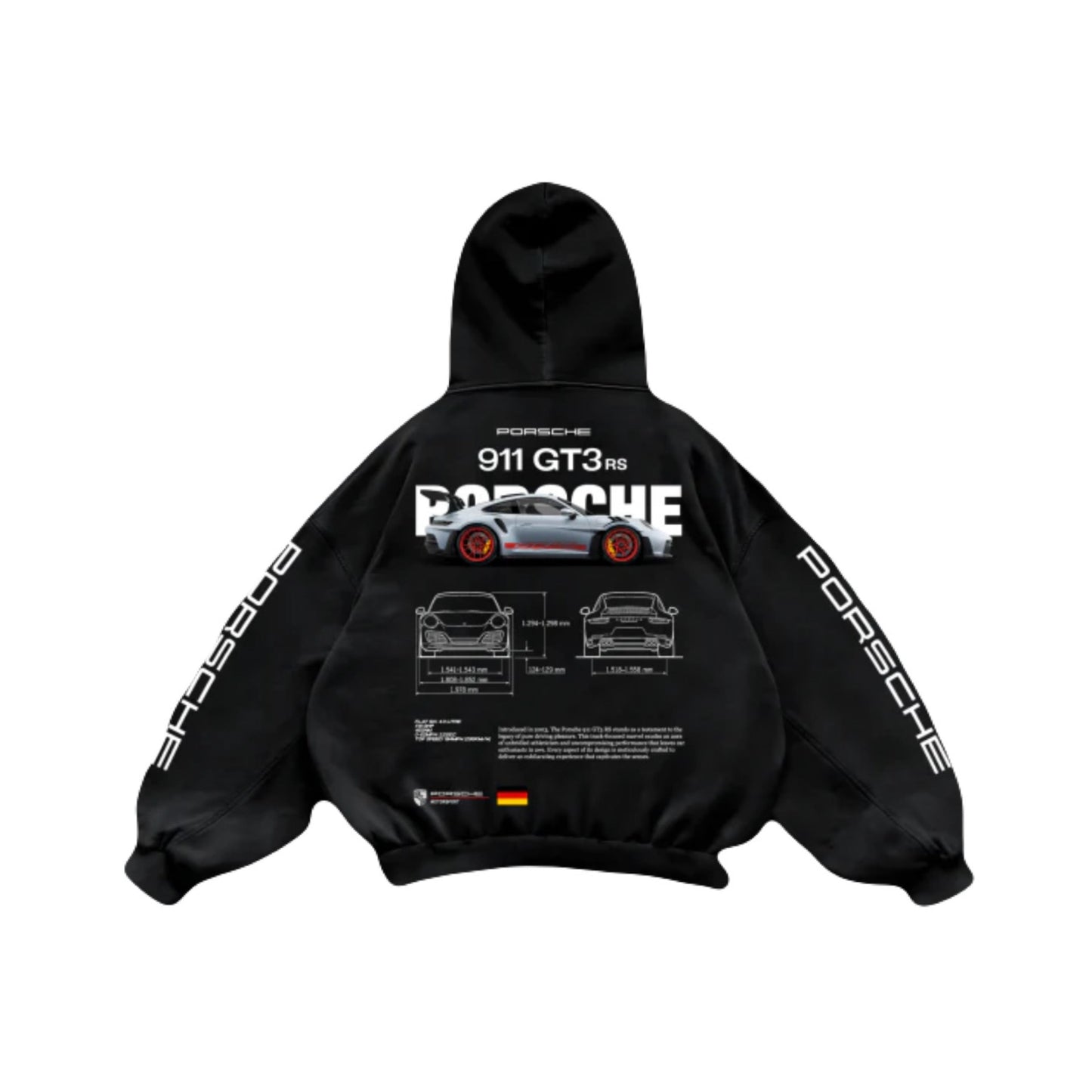 Porsche 911 GT3 RS Oversized Hoodie
